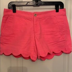 Bright pink Lilly Pulitzer shorts